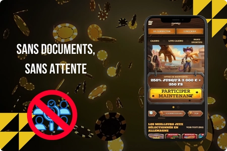 Dépôt et retrait sans envoi de documents sur un casino en ligne